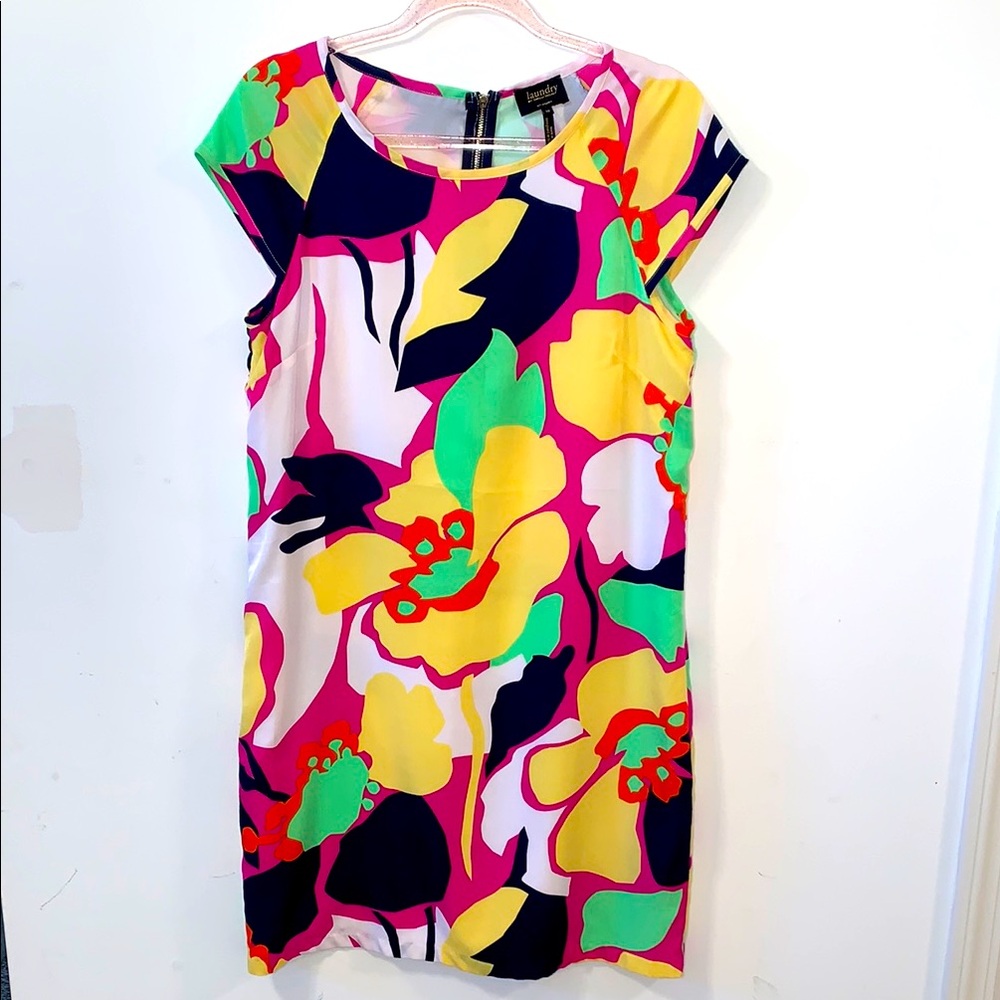 Laundry by Shelli Segal Vibrant Floral Dress